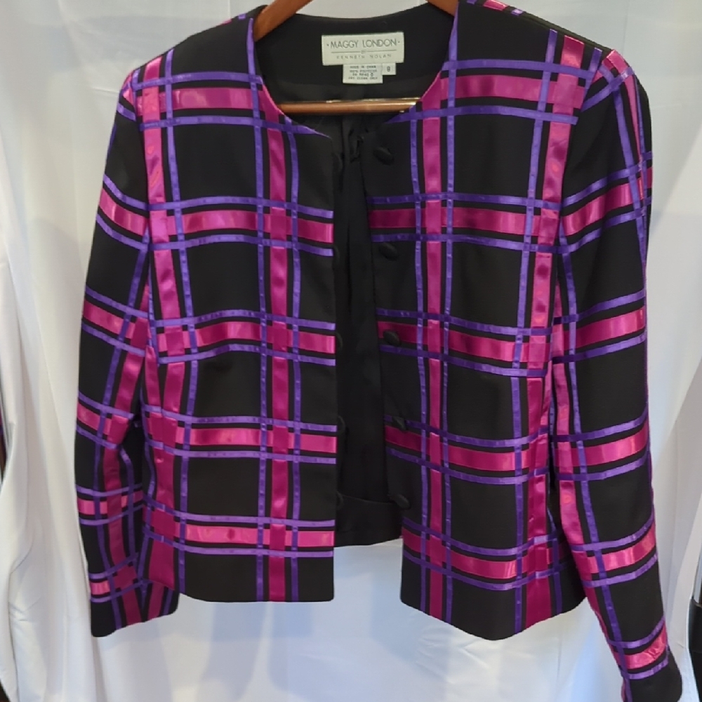 Maggie London By Kenneth Nolan Jacket - Size 8